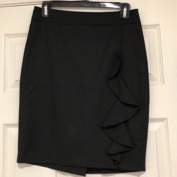 Black Skirt with Ruffle - Picture 1 of 2